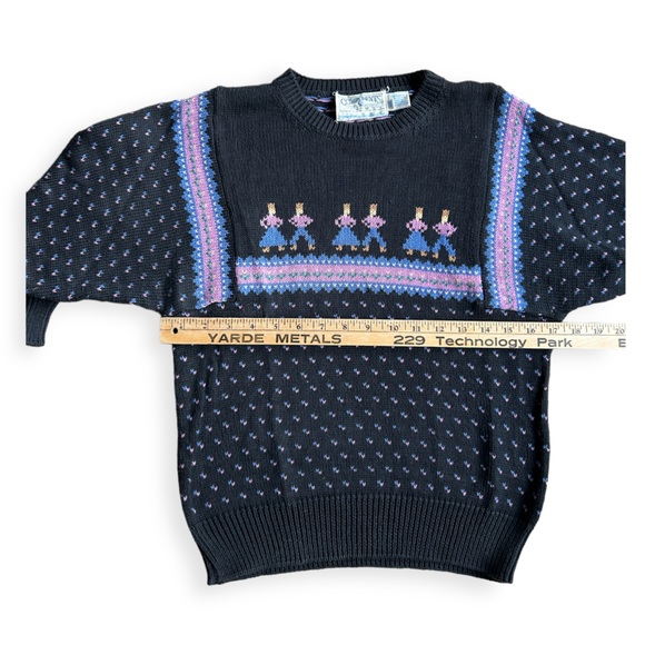 Vintage 80s Components Susan Bristol Sweater Size 34 Small ugly sweater - Picture 5 of 8